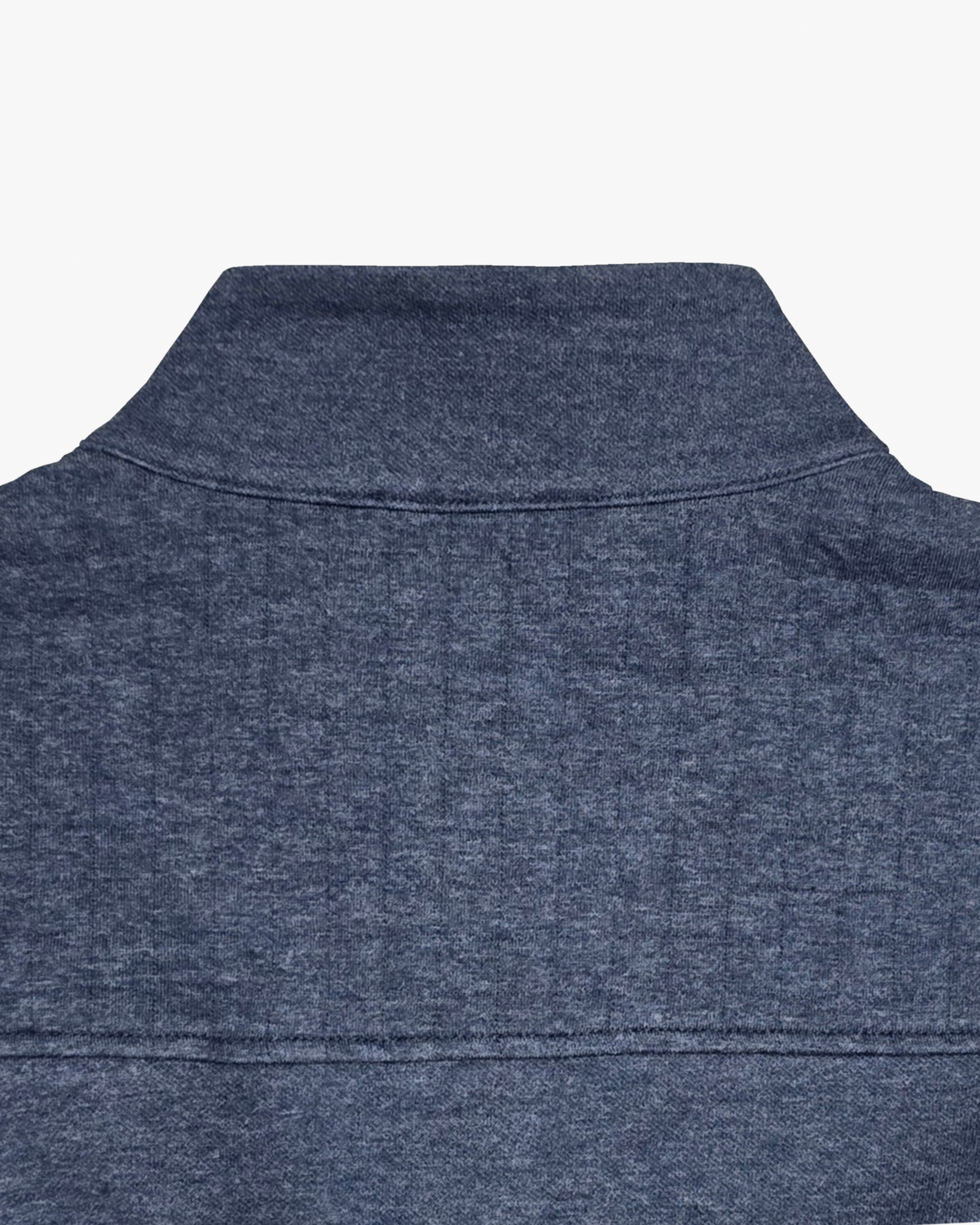 Quilted 1/4 Zip Pullover in Blue