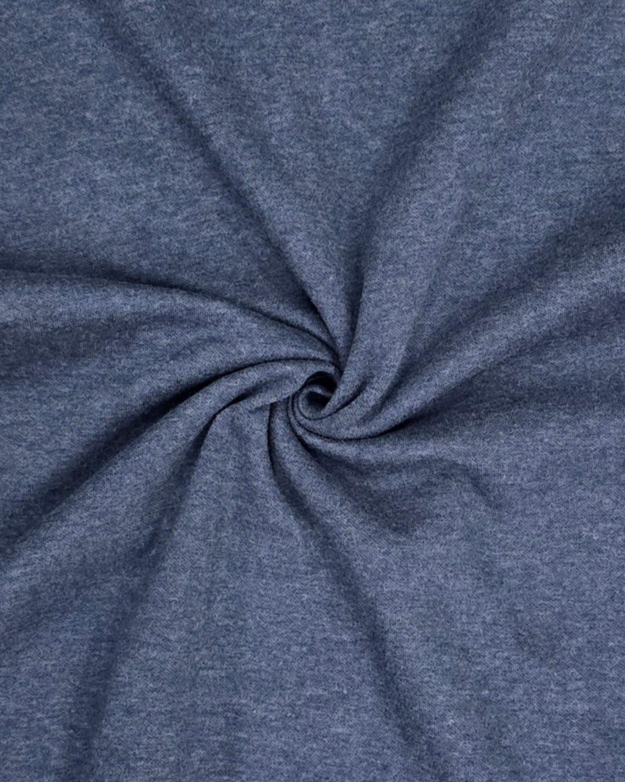 Quilted 1/4 Zip Pullover in Blue