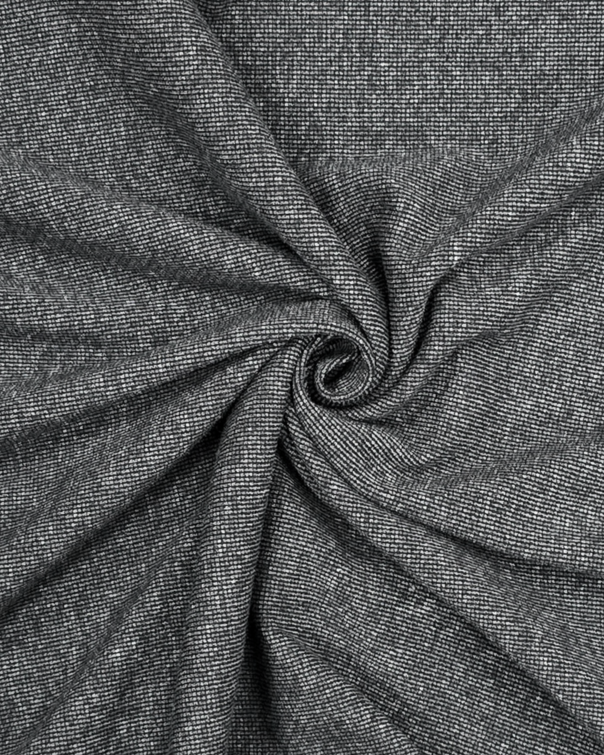 Two Tone 1/4 Zip Pullover in Black