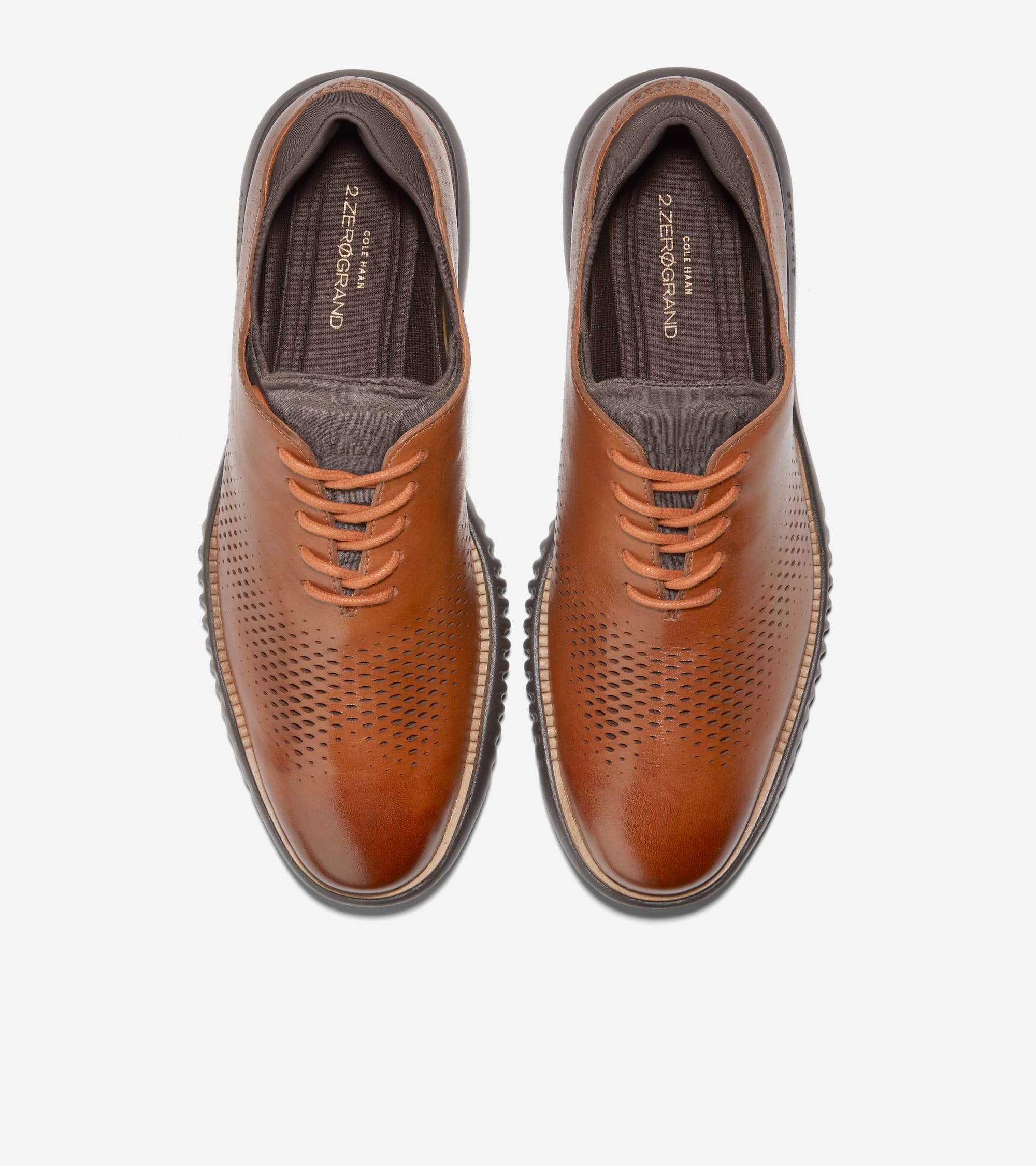 Lazer Wingtip Oxfords in British Tan