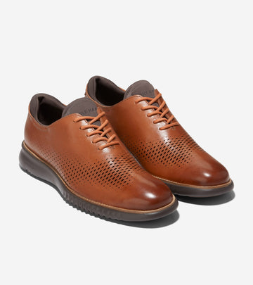 Lazer Wingtip Oxfords in British Tan