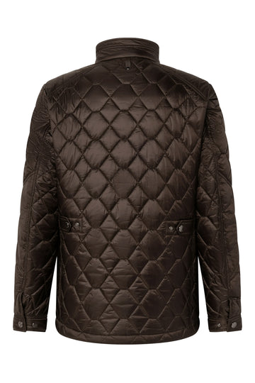 Carleton Quilted Outerwear Jacket in Brown