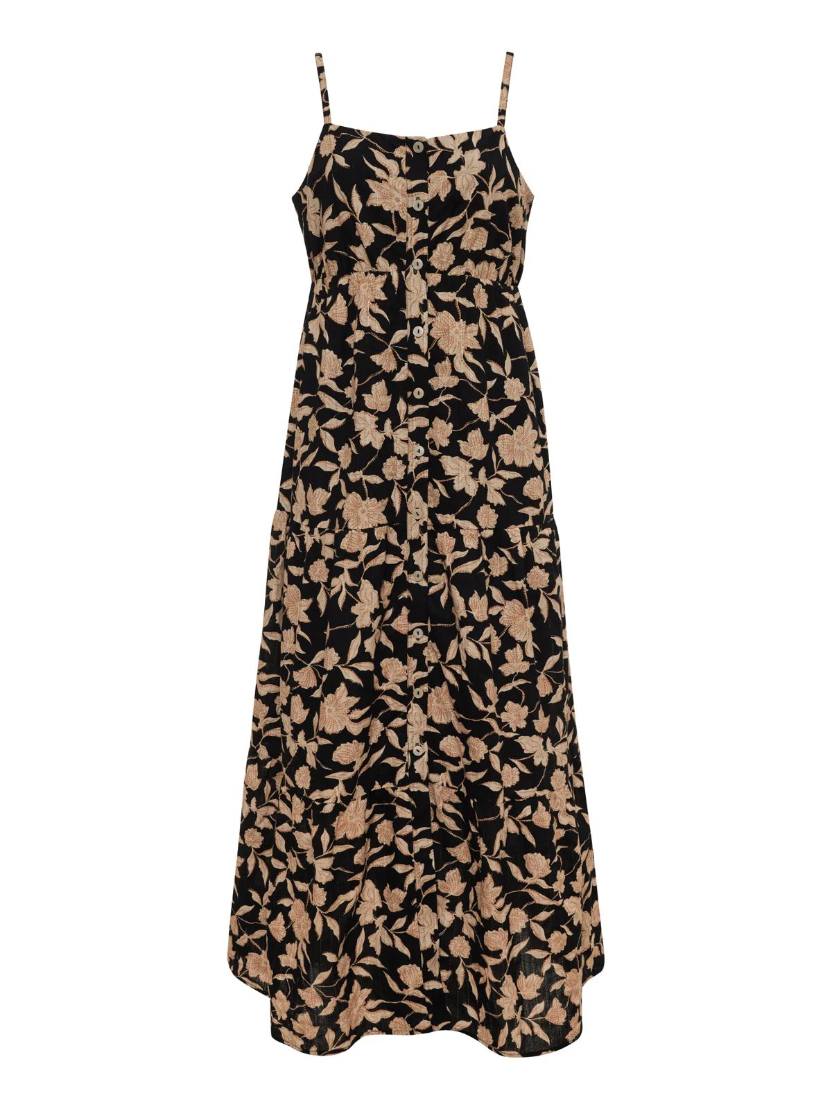 Tiered Picot Dress in Bandana Print