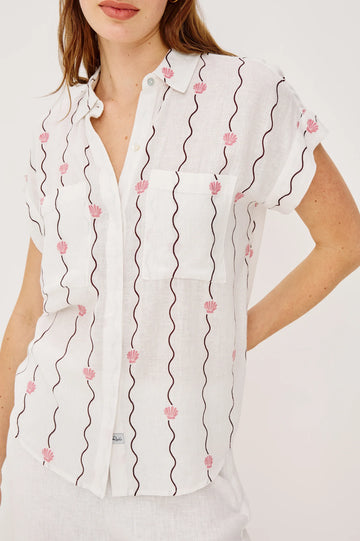 Cito Shirt in Striped Seashells