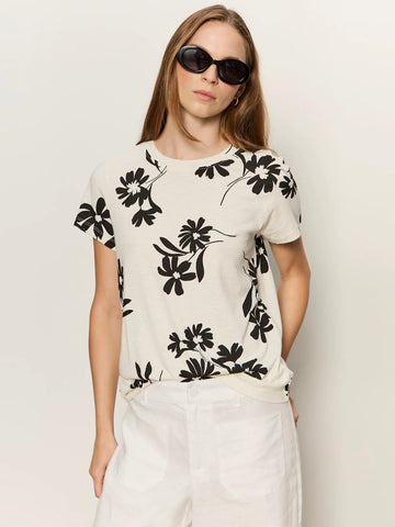 The Perfect Tee in Chalk Bloom