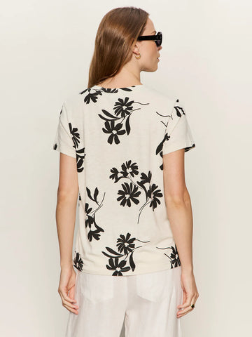 The Perfect Tee in Chalk Bloom