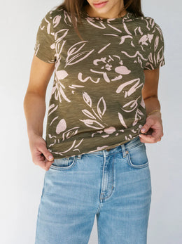 The Perfect Tee in Lush Harmony