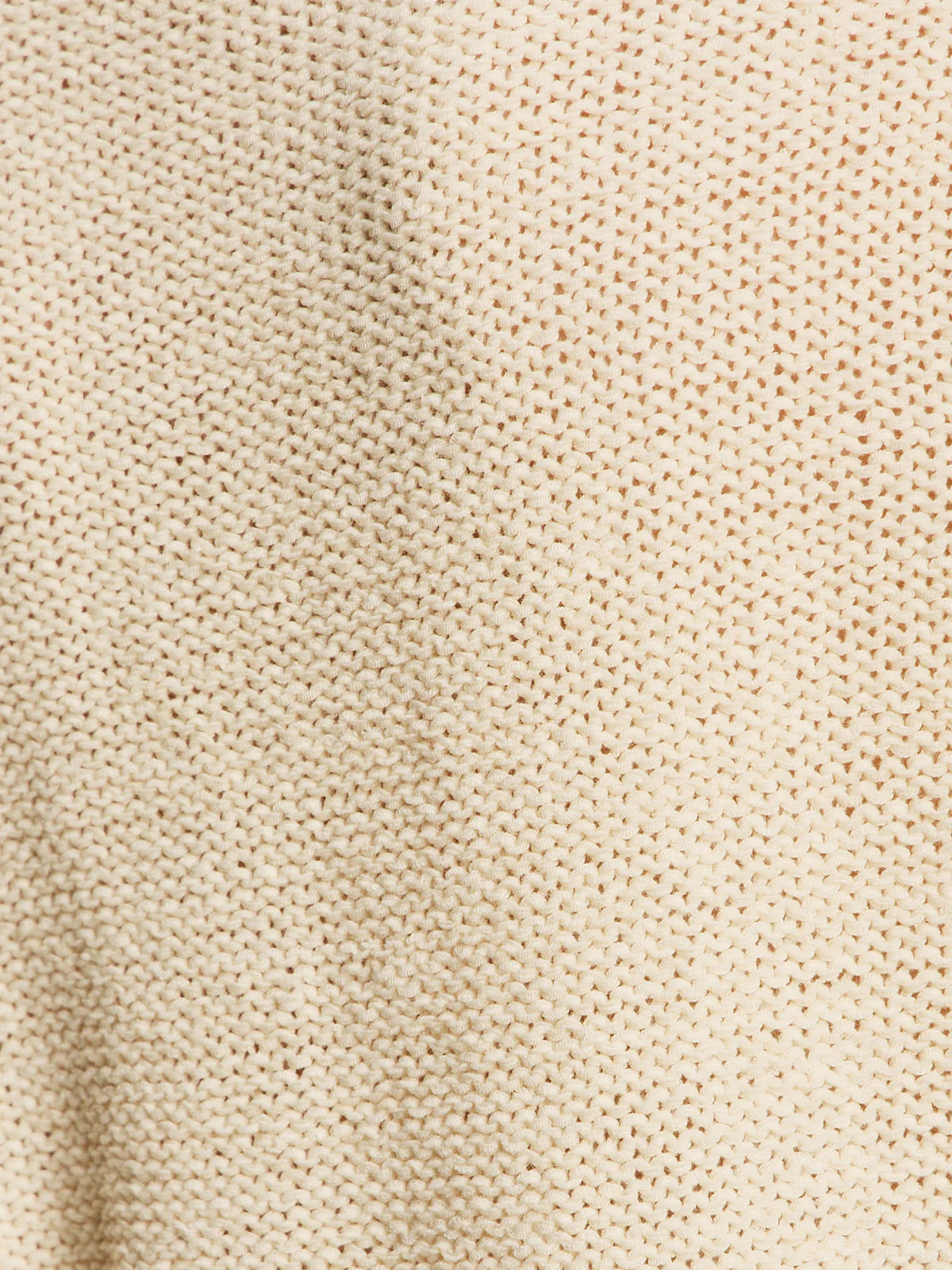 Tape Yarn Tee Macrame in Cream