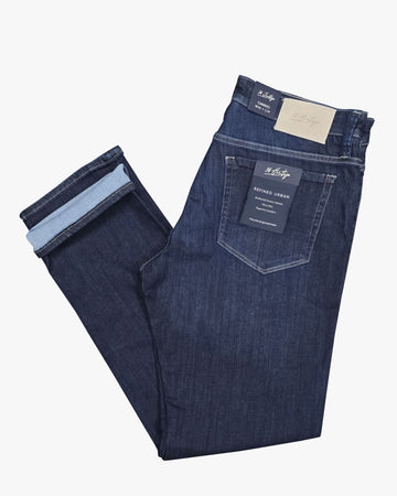 Camino Relaxed Straight Leg Jean in Deep Brushed Urban
