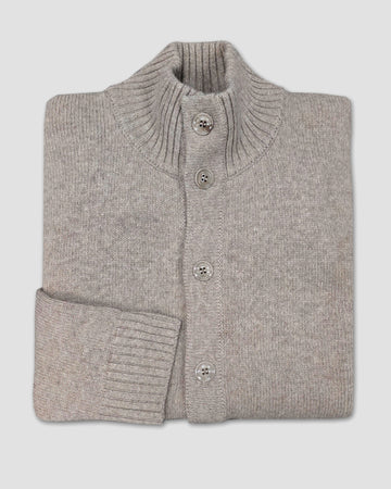 Wool Blend Cardigan in Oatmeal