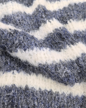 Carmen Sweater in Denim Fade Stripe