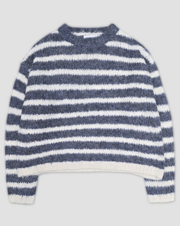 Carmen Sweater in Denim Fade Stripe