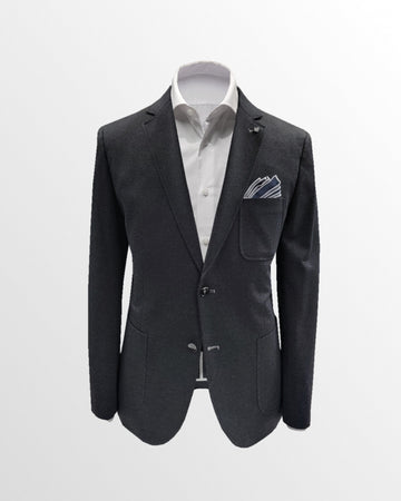 Jersey Sport Jacket in Charcoal