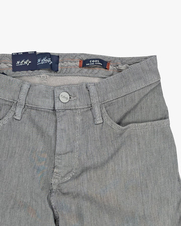 Cool Tapered Leg Jean in Dove Grey Diagonal