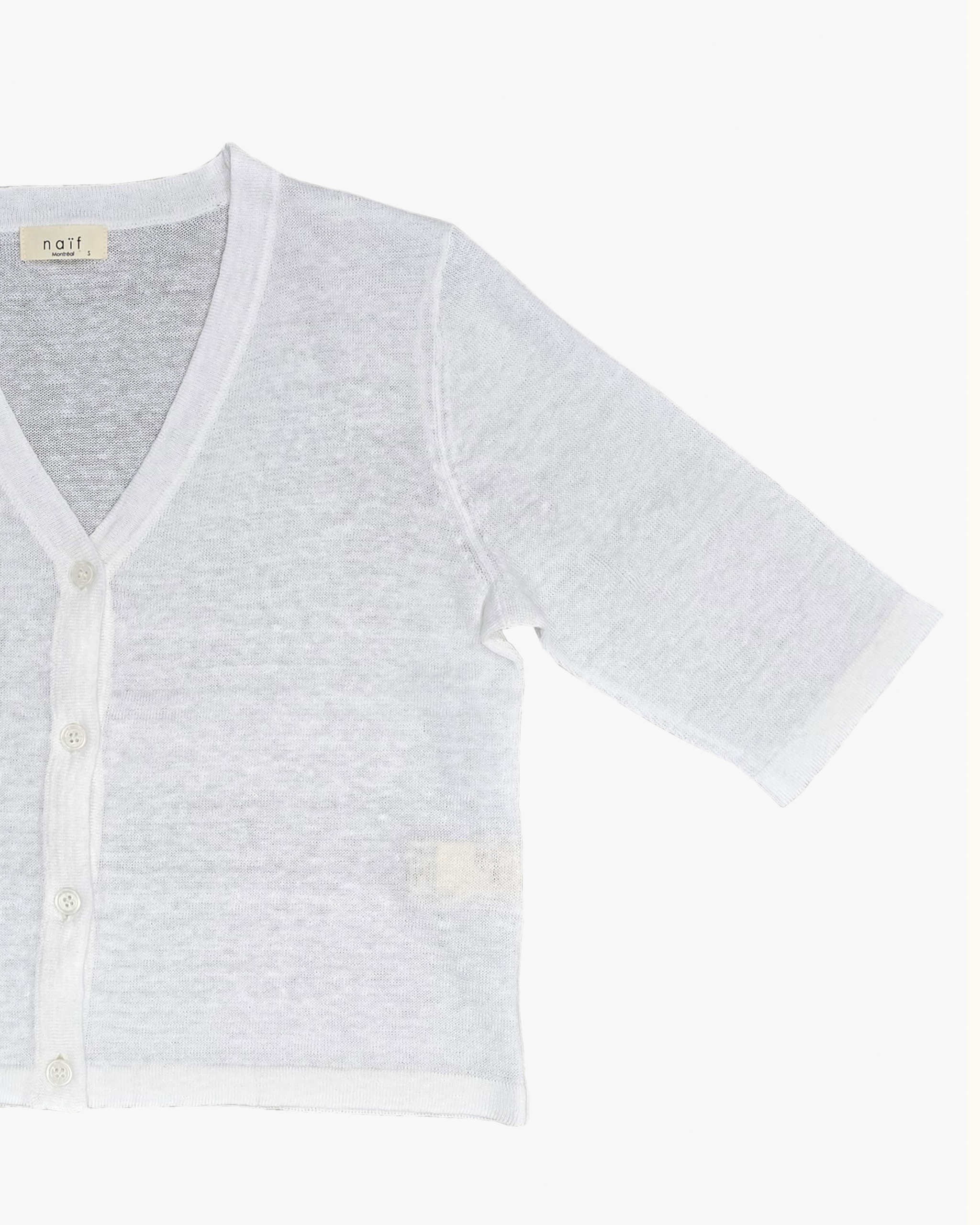 Cora Cardigan in White