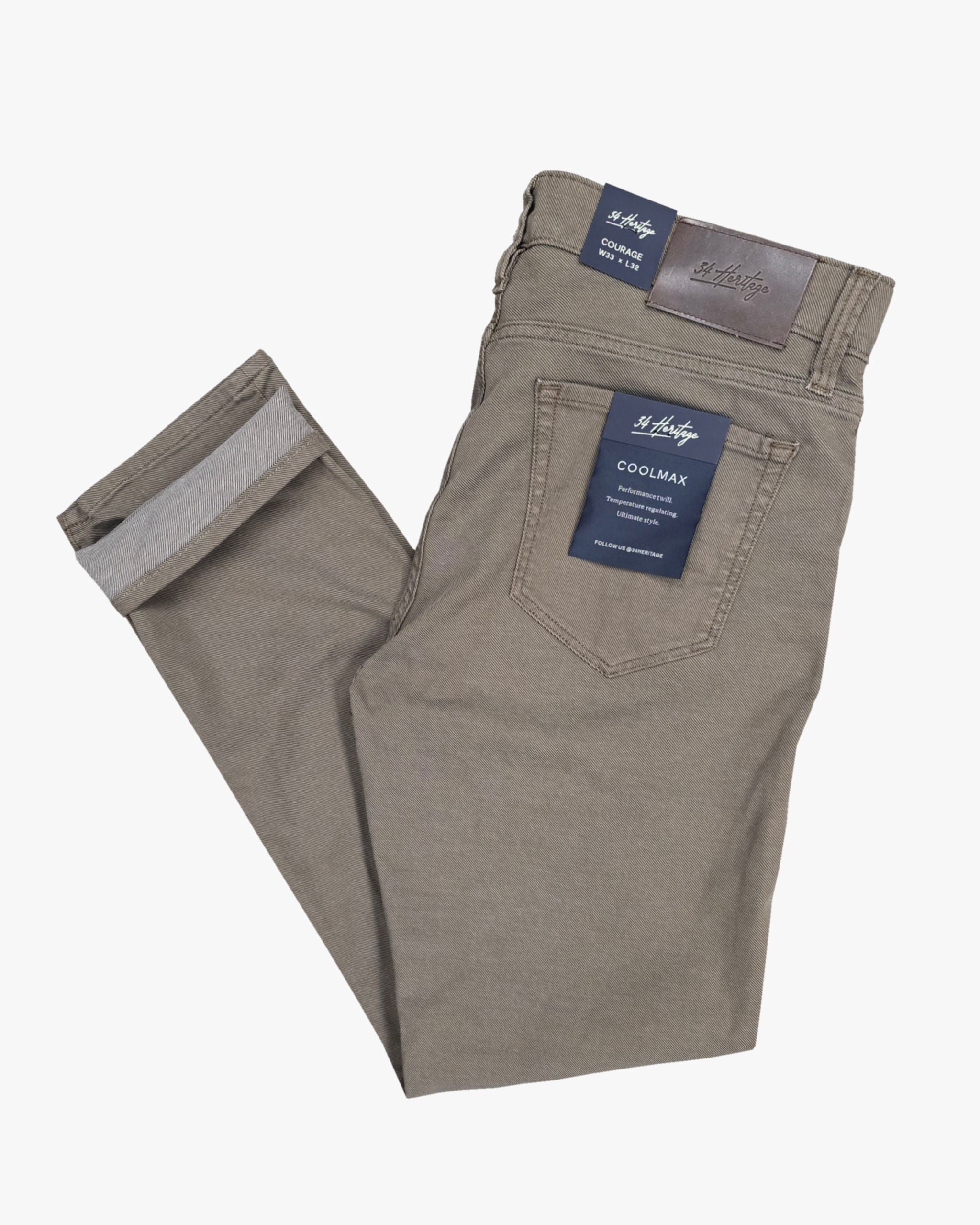 Courage Straight Leg Jean in Espresso Coolmax