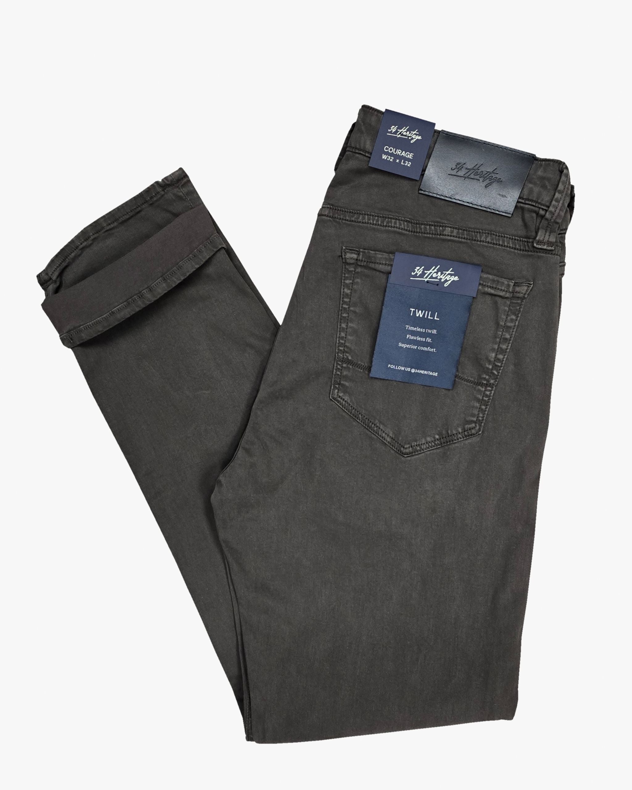 Courage Straight Leg Jean in Brunette Twill
