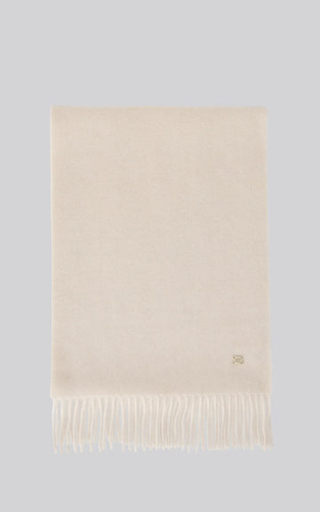 Dorothy Wool Scarf in Almond Blush