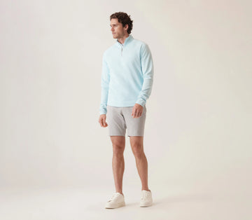 Oasis Bermuda Shorts in Stone Luxeflex Twill