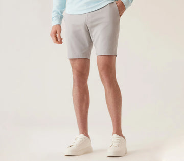 Oasis Bermuda Shorts in Stone Luxeflex Twill