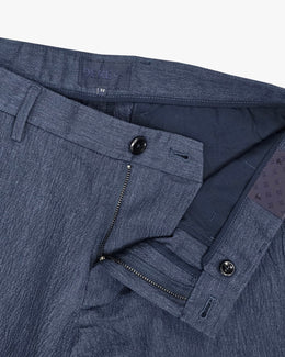 Oasis Bermuda Short in Indigo Supernatural Seersucker
