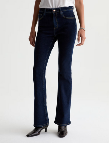 Farrah Mid-Rise Boot Cut Jean in Modern Indigo