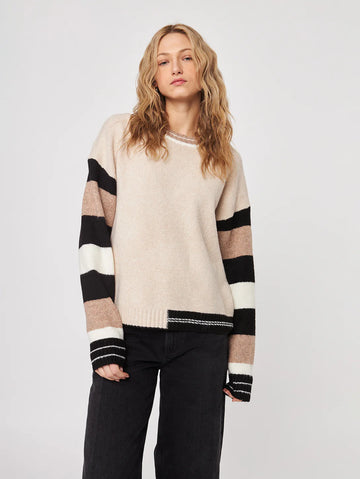 Reed Sweater in Birch Stripe