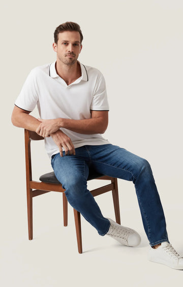 Courage Fit Jean in Dark Brushed Organic Ultra