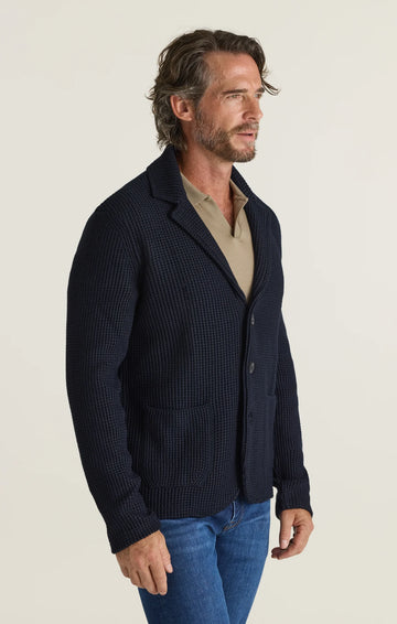 Birch Sweater Blazer in Navy