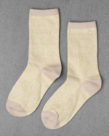 Glitter Sock in Gold