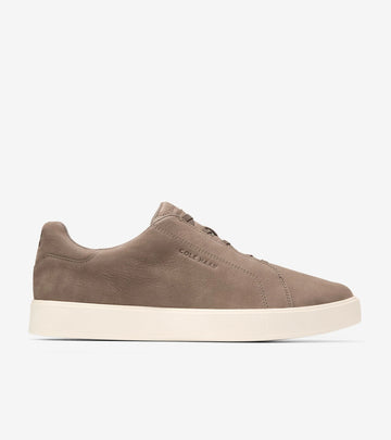 Grand Pro Luxe Slip-On Sneakers in Truffle Nubuck/Ivory