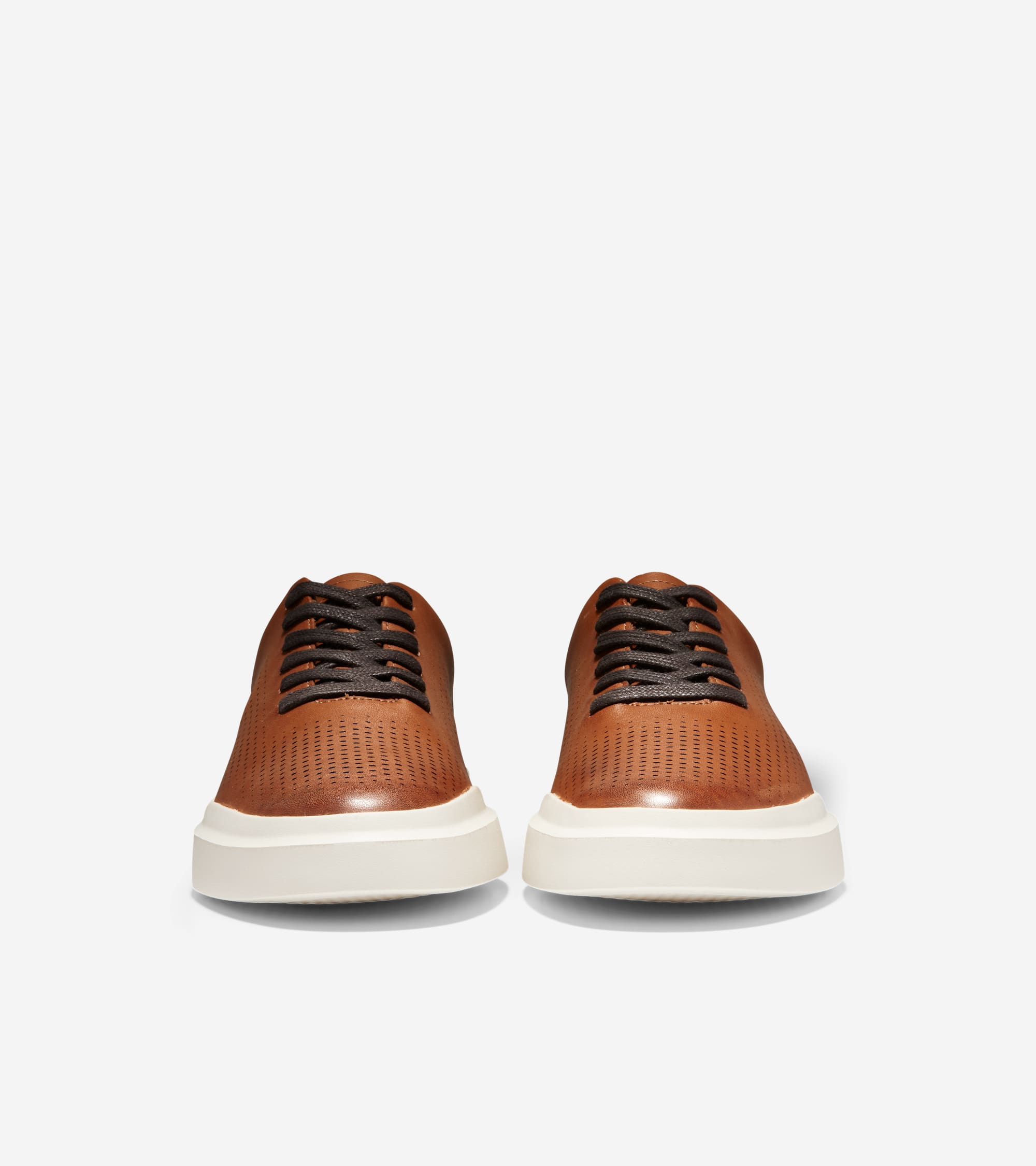 GrandPrø Rally Laser Cut Sneakers in British Tan