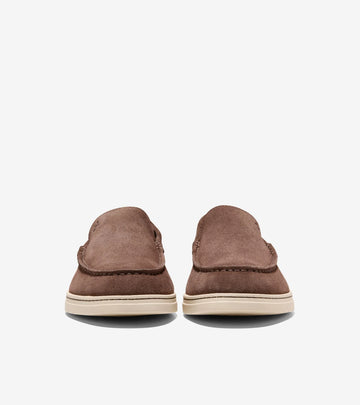 Greenwich Grand Venetian Loafer in Lava Suede