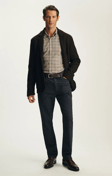 Courage Fit Casual Pant in Navy Nailhead