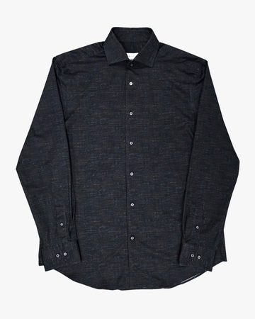 OoohCotton Sport Shirt in Black Multi Coloured Noise