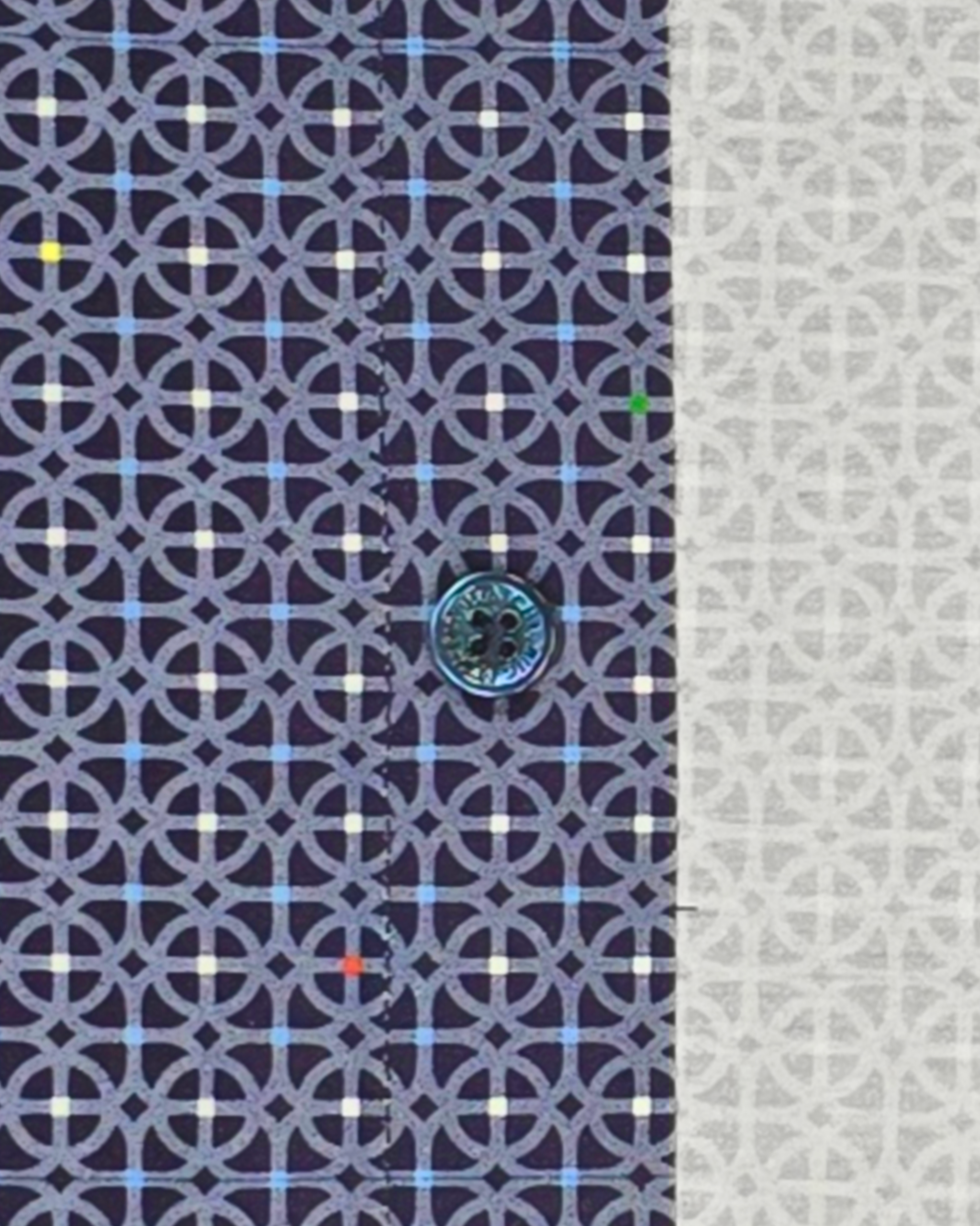 OoohCotton Sport Shirt in Eggplant Circles