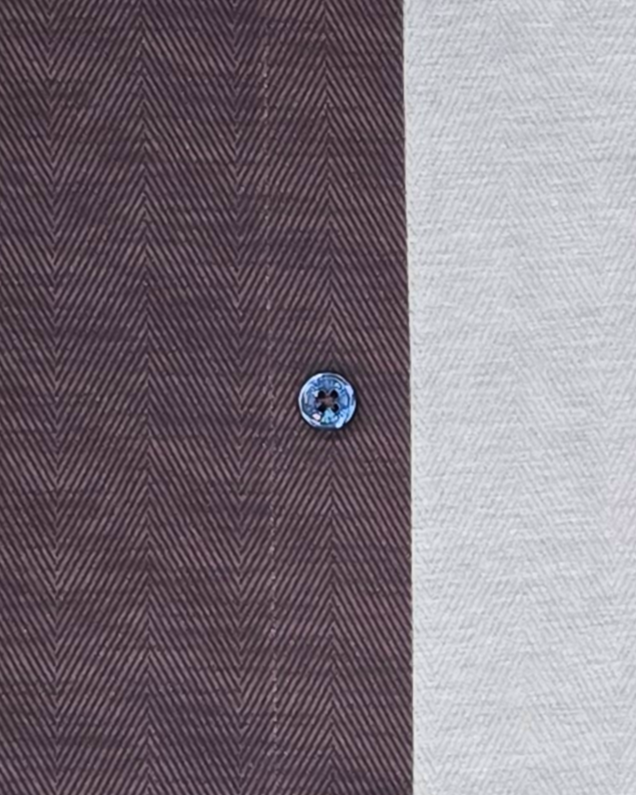 OoohCotton Sport Shirt in Burgundy Herringbone