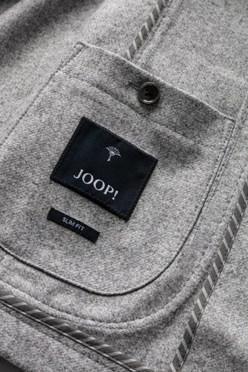Hiro Wool-Blend Jacket in Light Grey