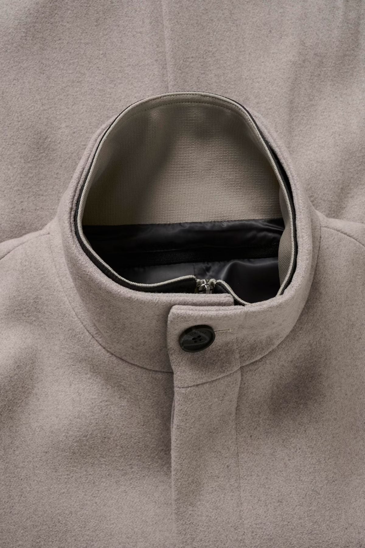 Harvey Wool Overcoat in Simply Taupe