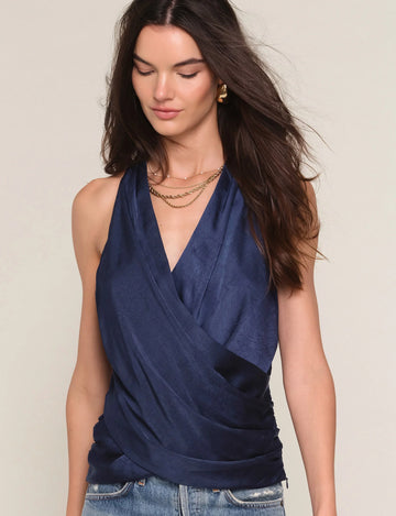 Kary Top in Indigo