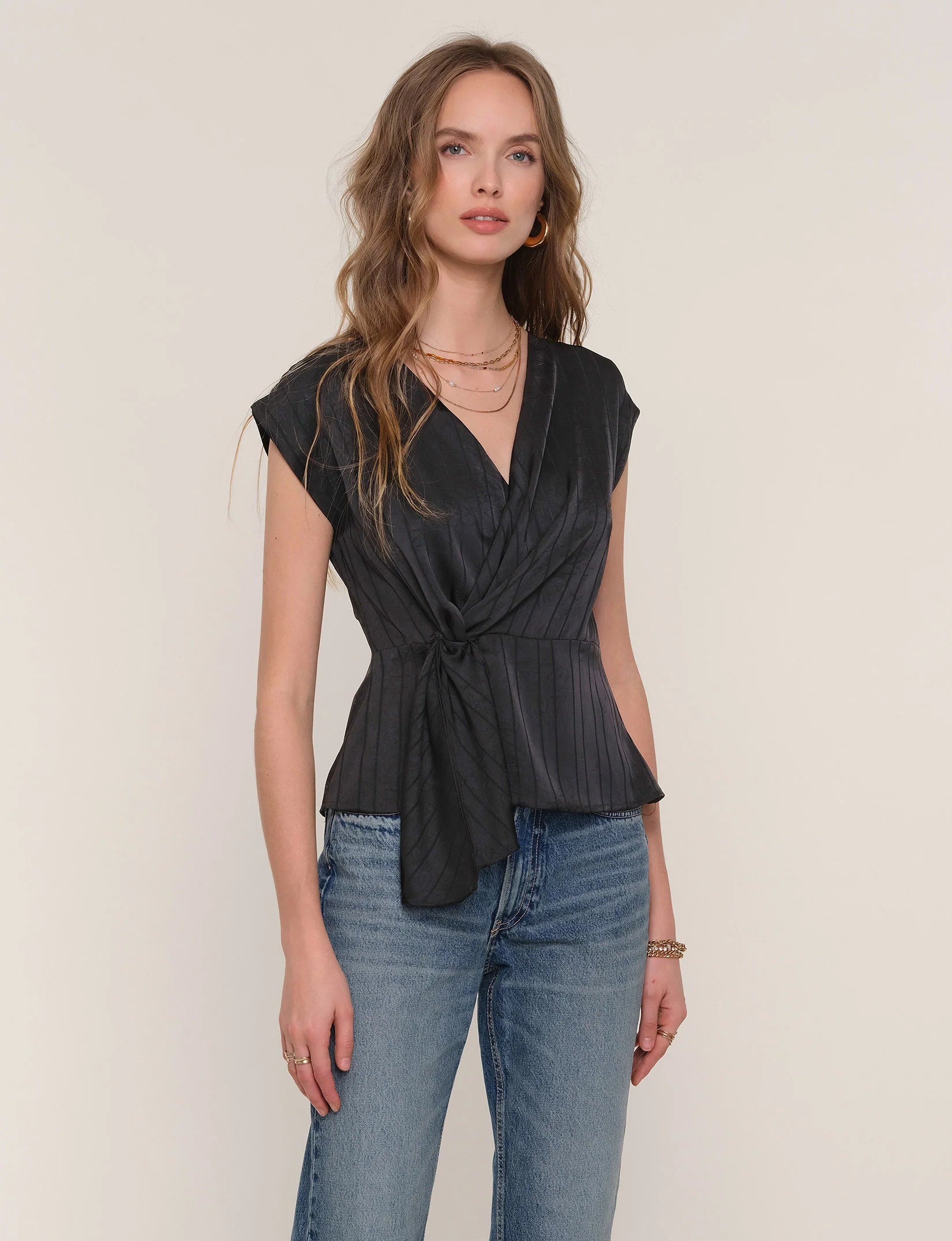 Olive Top in Black