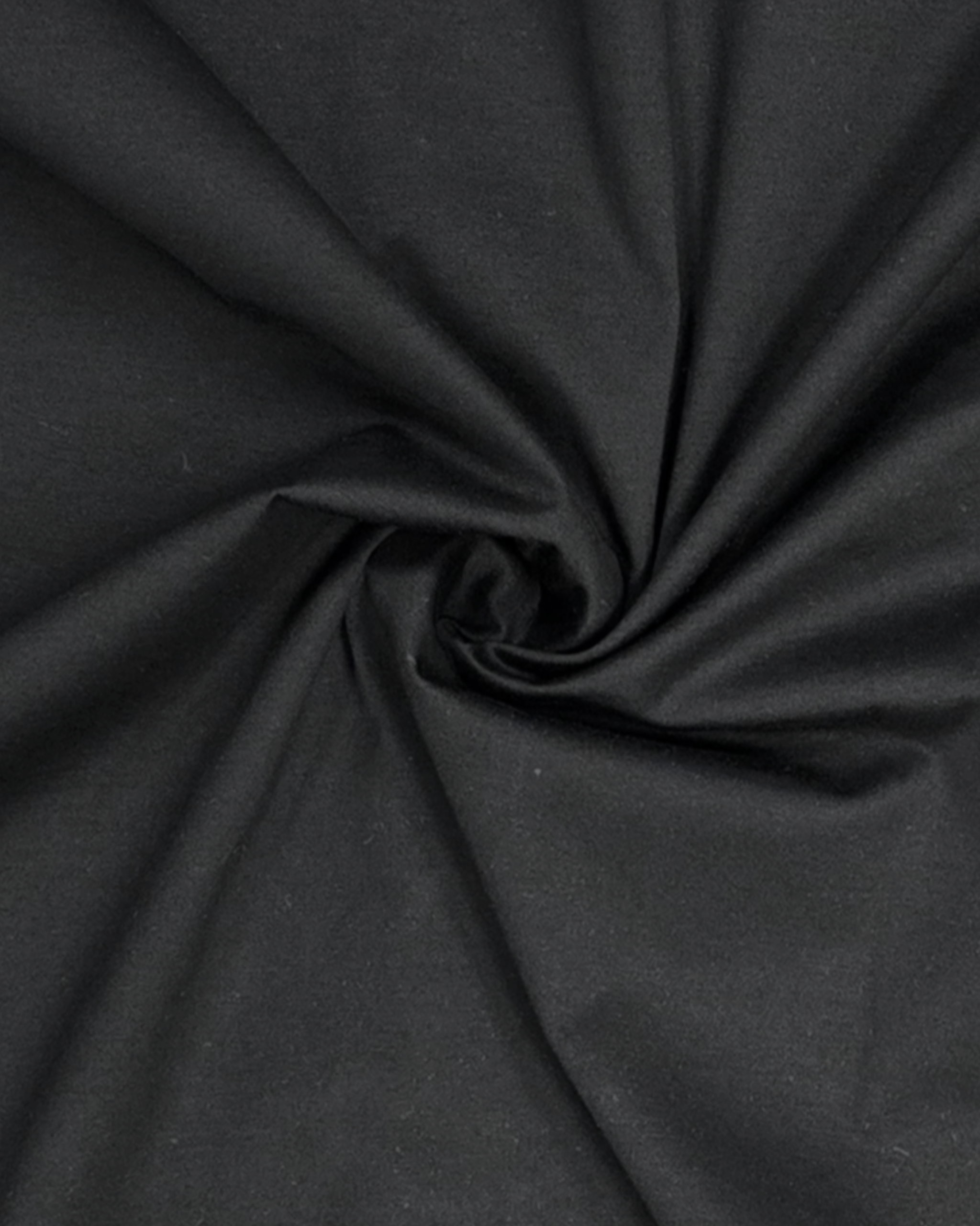 OoohCotton Sport Shirt in Solid Black with White Buttons