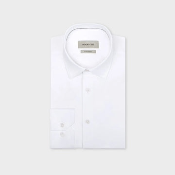 OoohCotton Sport Shirt in Solid White