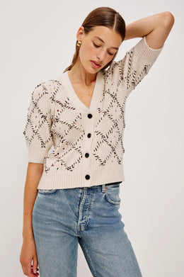 Isla Cardigan in Oat