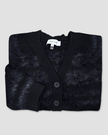 Jacquelyn Cardigan in Brushed Licorice