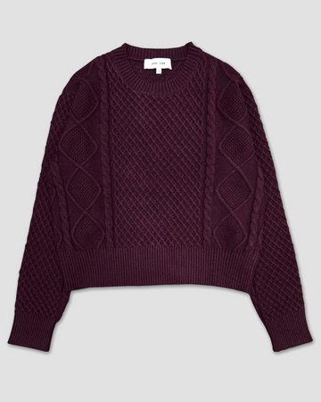 Julien Sweater in Vin Rouge