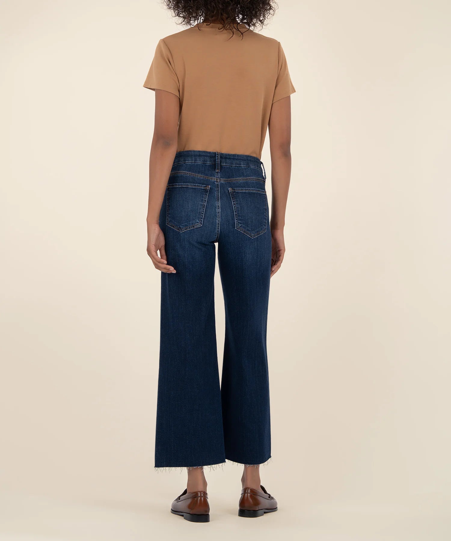 Meg High Rise Wide Leg Jean in Innoxious