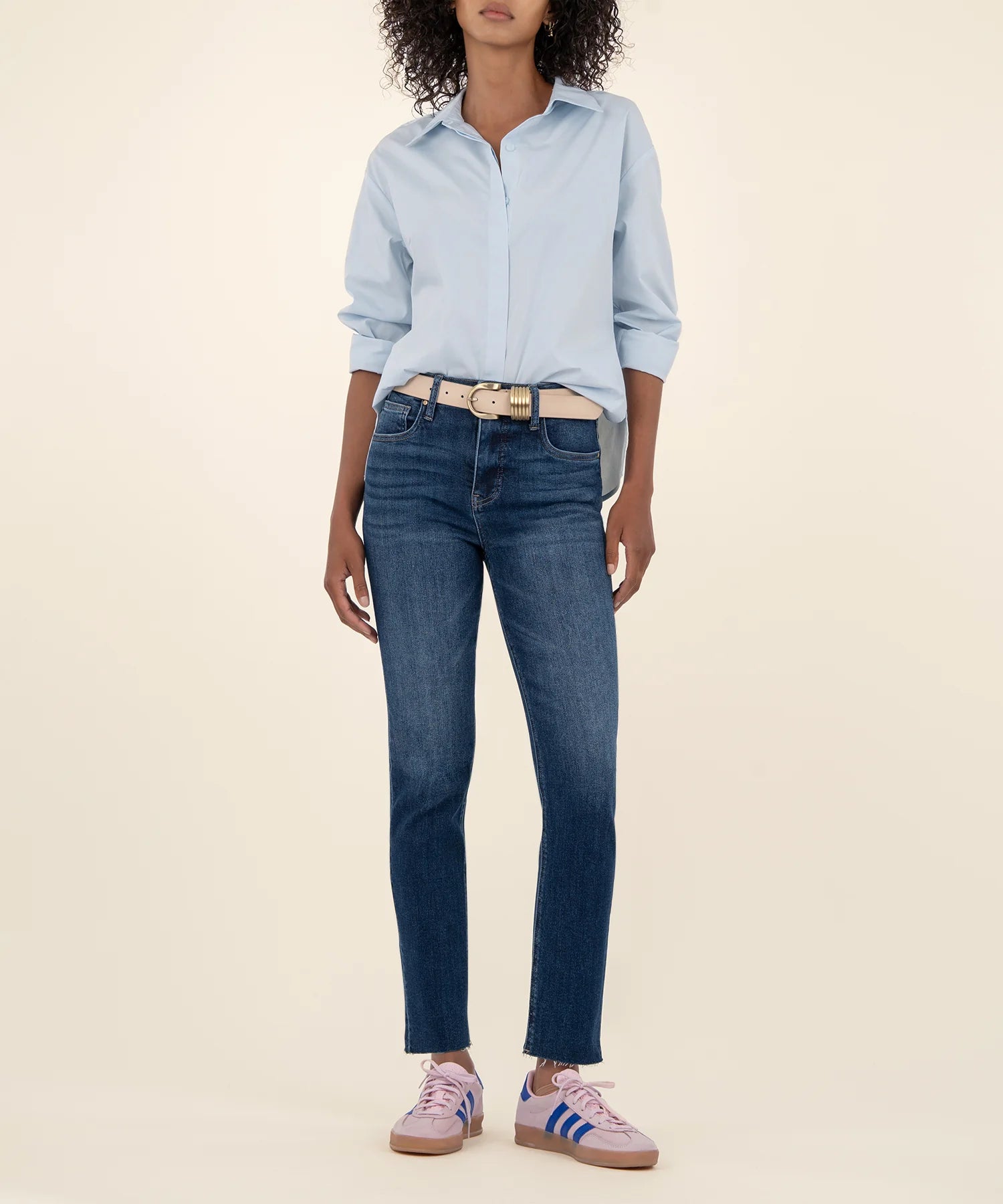 Rachel High Rise Mom Jean in Explore