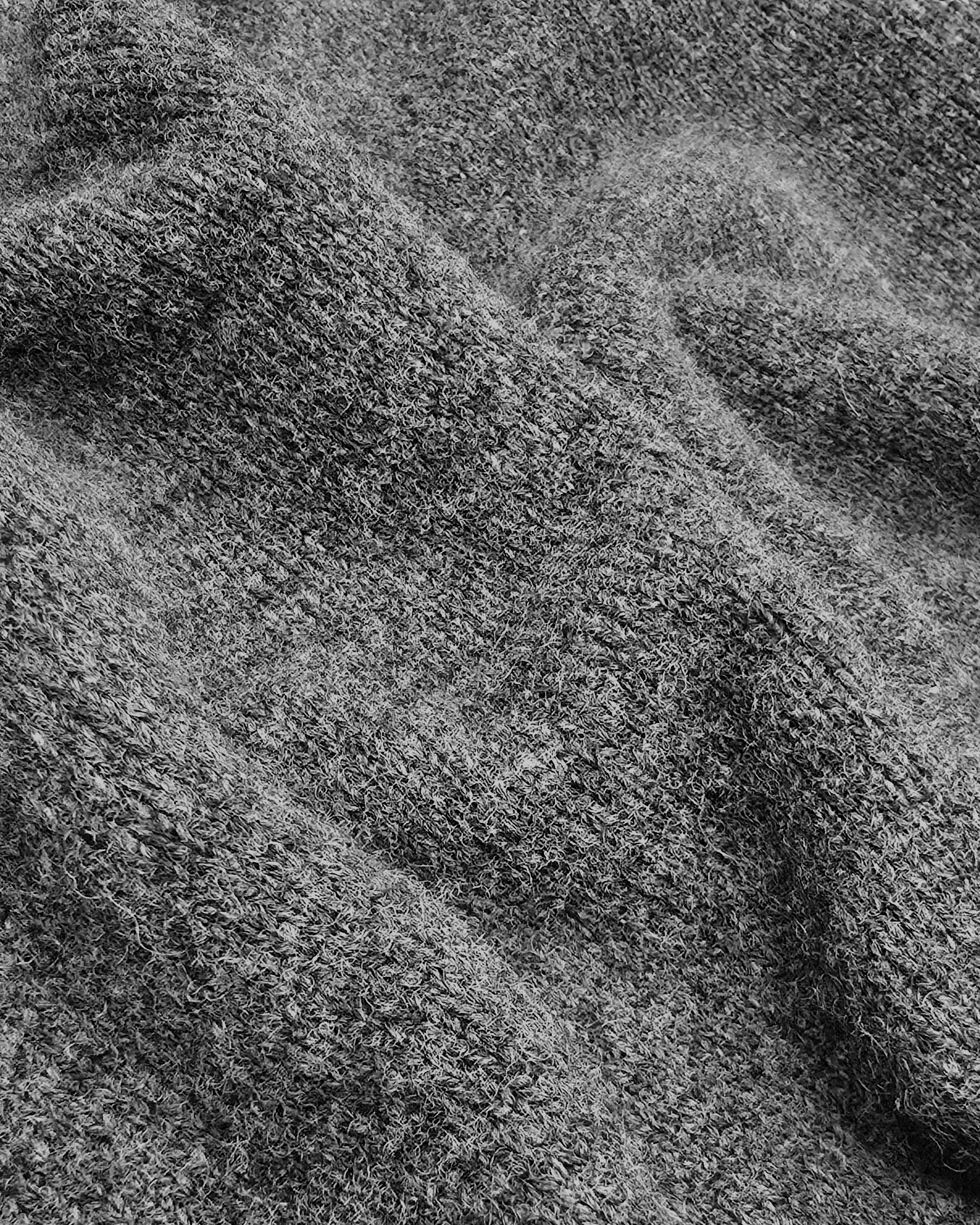 Lennon Collared Pullover in Charcoal