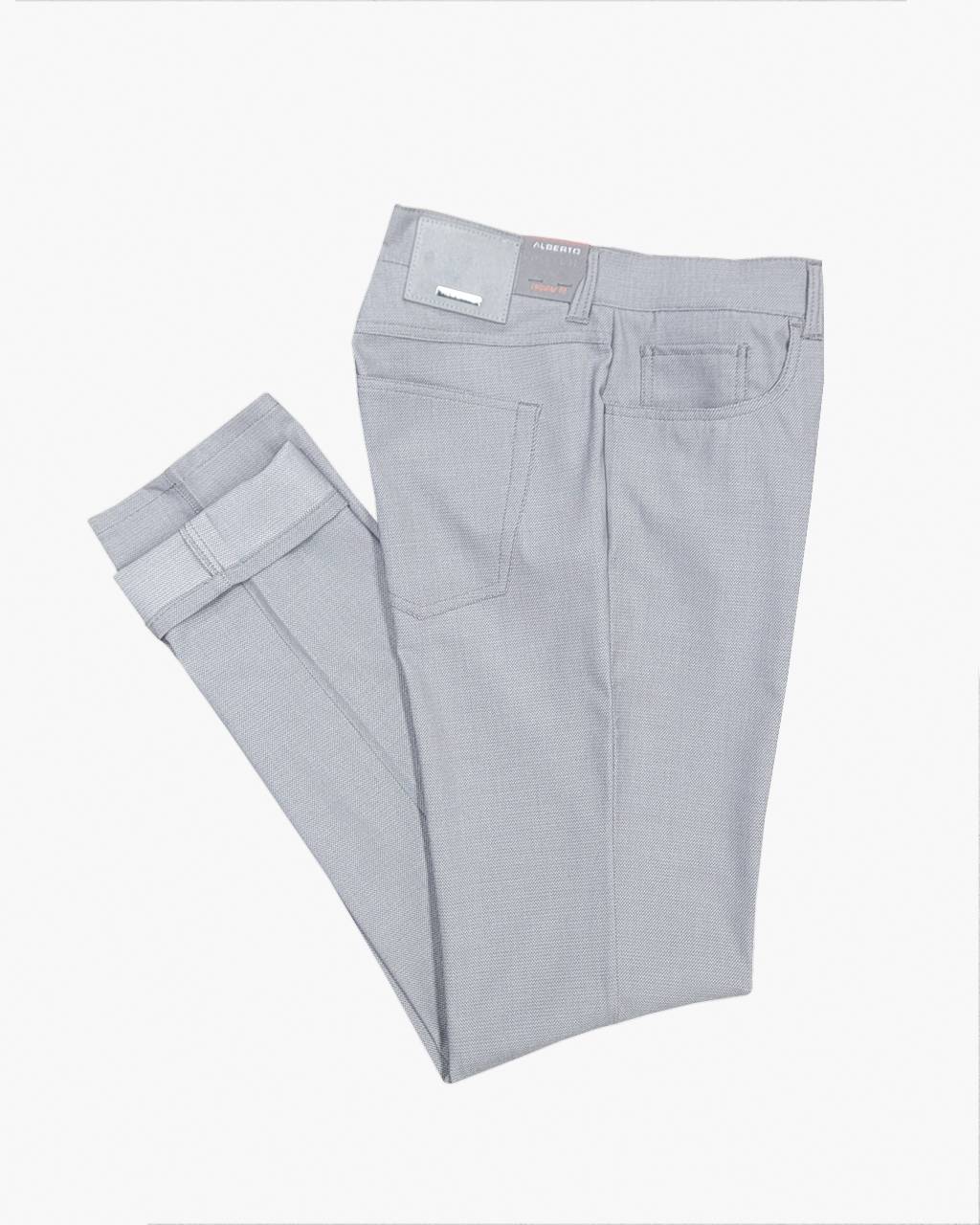 Alberto Pipe 5-Pocket Pants In Light Grey